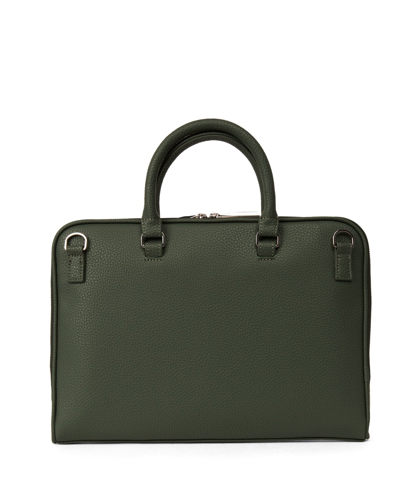 HOLDER Slim Vegan Briefcase - Purity | Color: Green - variant::forest