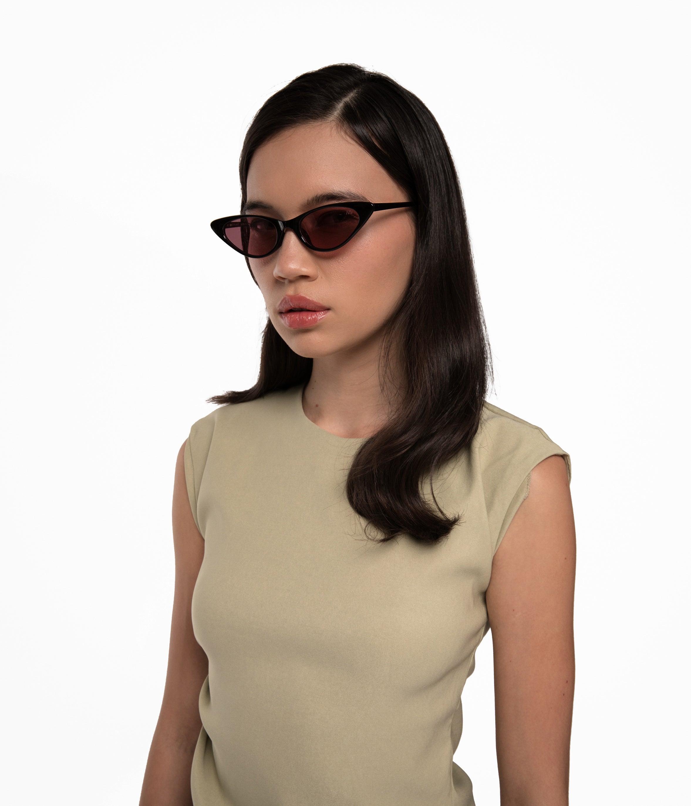 Matt & Nat Black Kaz polarized cat-eye sunglasses Matt & Nat Kaz Cat-Eye Sunglasses - Women main image 3