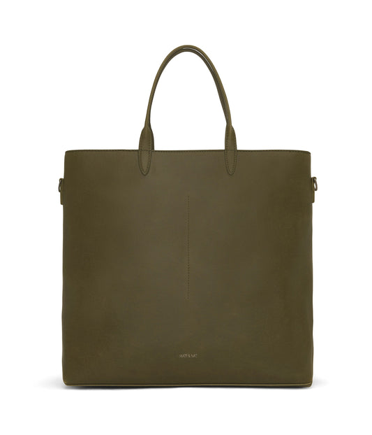 CURB Vegan Tote Bag - Vintage | Color: Green - variant::olive