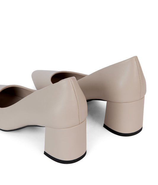 ALBA Women's Vegan Heels | Color: Tan, Beige - variant::tan