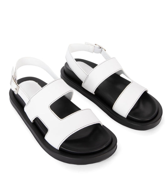 MOAI Women’s Vegan Sandals | Color: White - variant::white