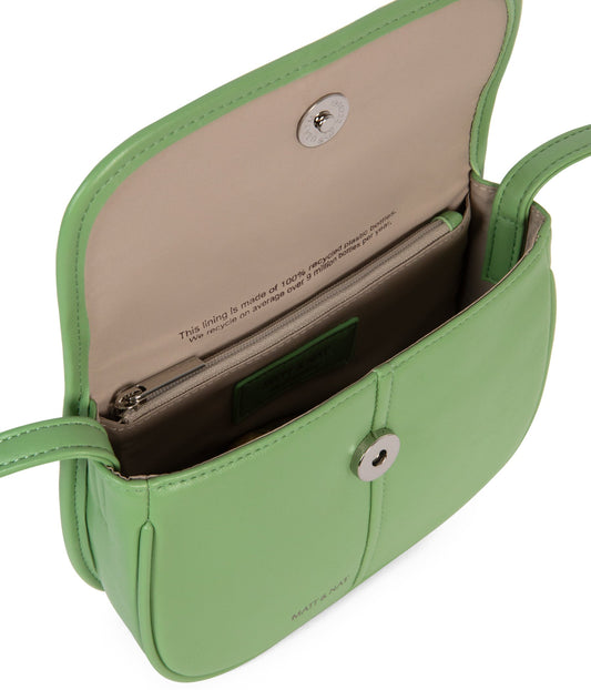 IDA Small  Vegan Crossbody Bag - Forum | Color: Green - variant::chameleon