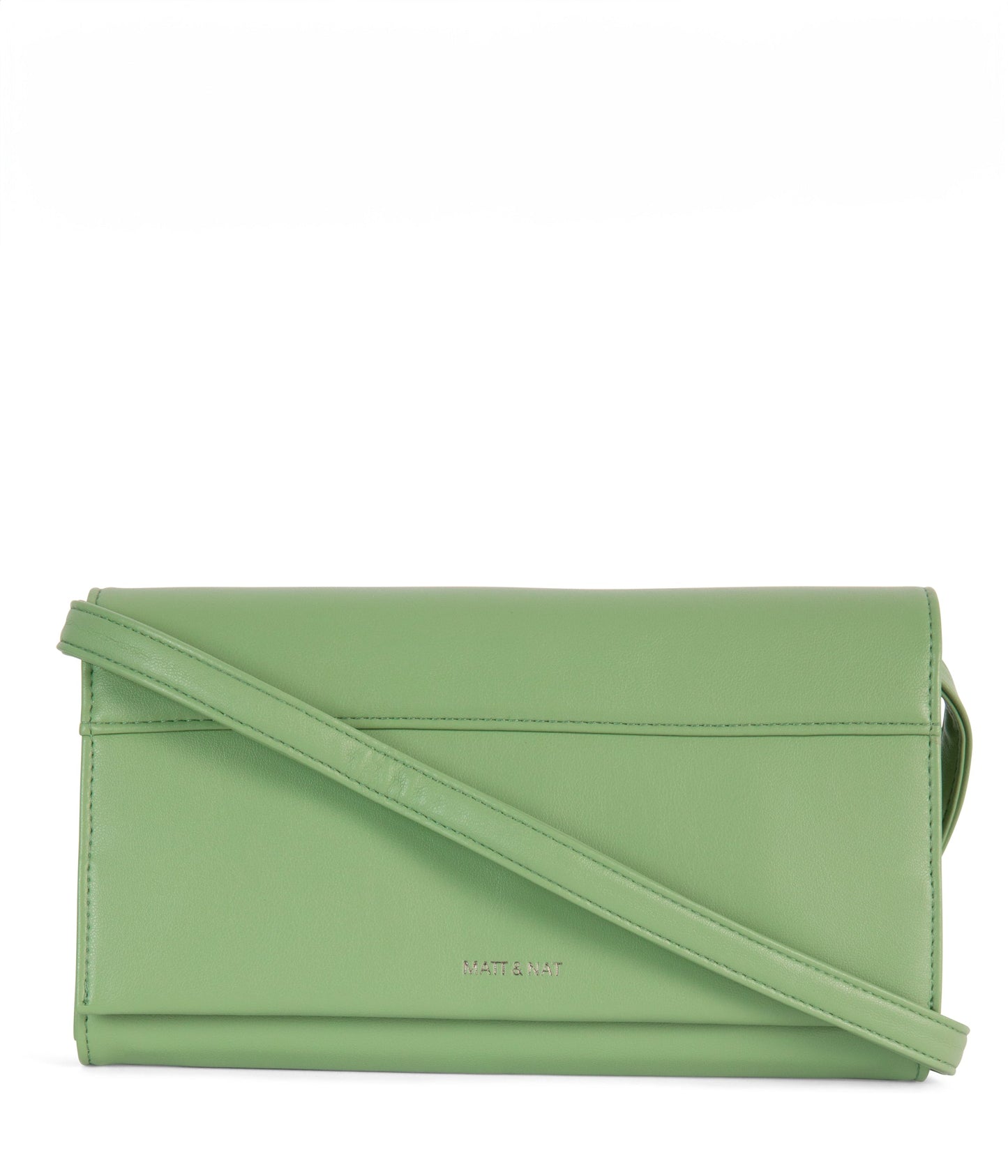 LETTE Vegan Wallet Crossbody Bag - Forum | Color: Green - variant::chameleon