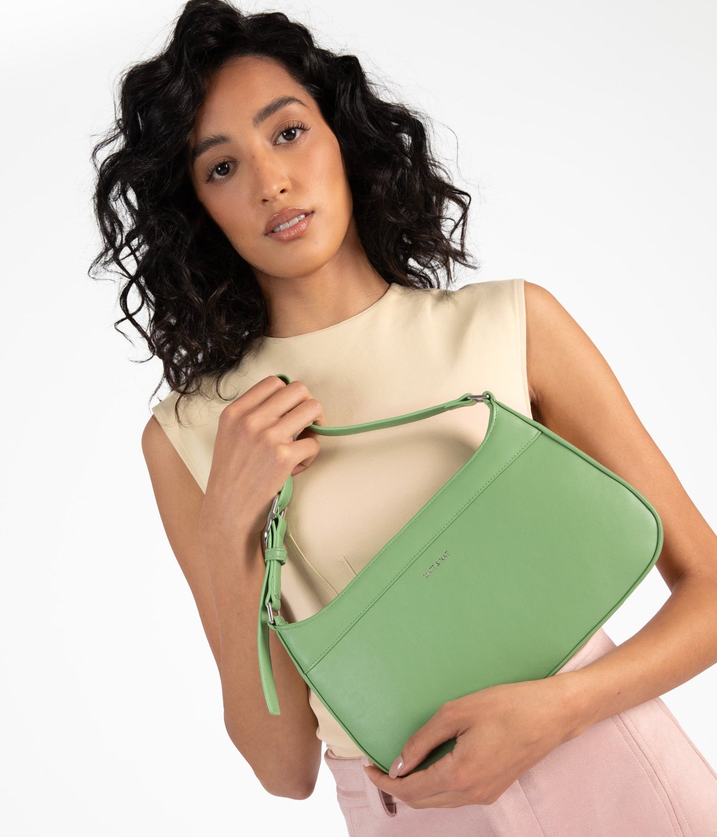 REVE Vegan Shoulder Bag - Forum | Color: Green - variant::chameleon