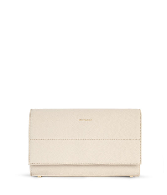 EMI Vegan Crossbody Bag - Grain | Color: Beige - variant::oat