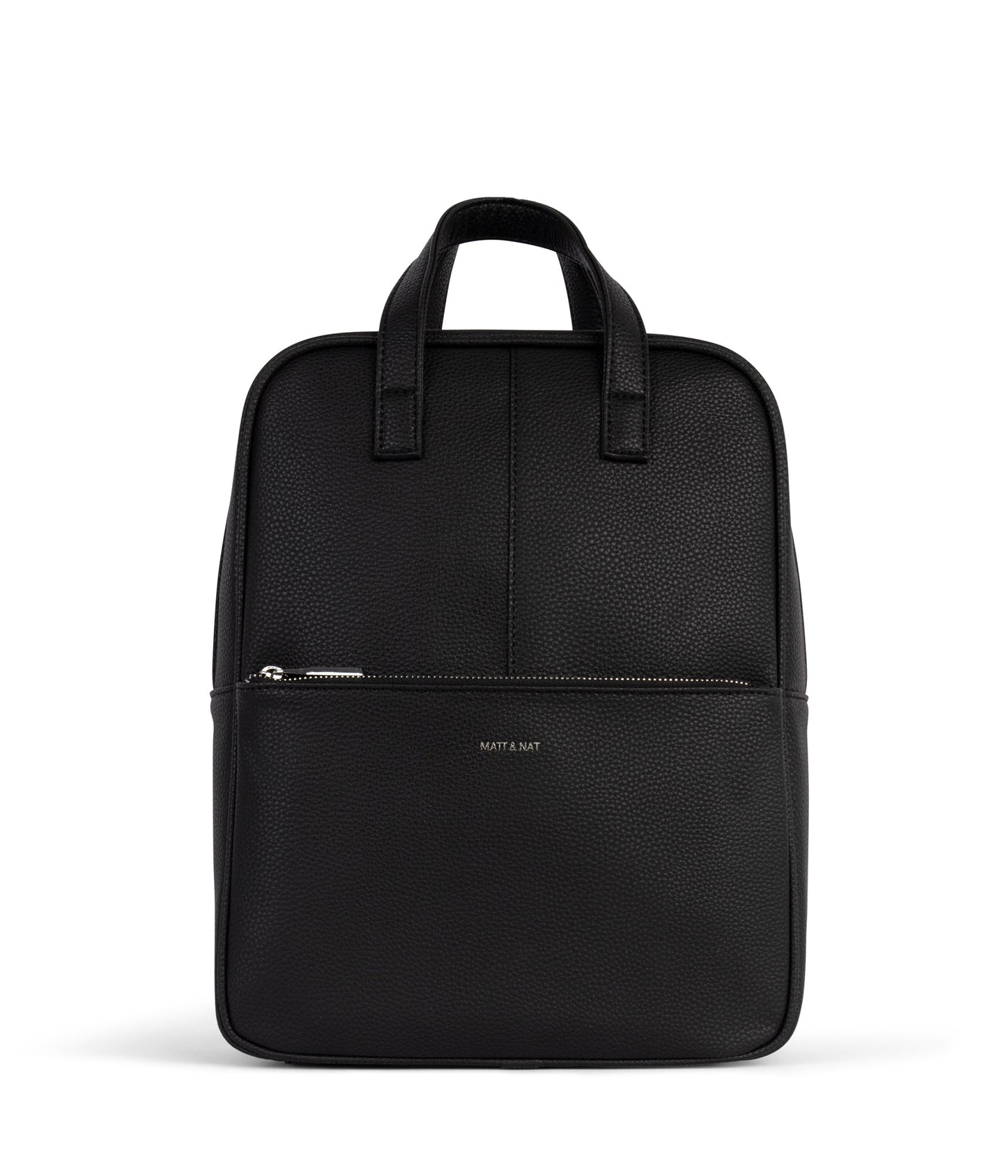 THEBE Vegan Backpack - Grain | Color: Black - variant::black