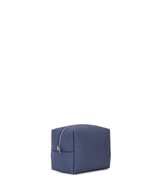 BLAIRSM Small Vegan Toiletry Case - Grain | Color: Blue - variant::blueberry