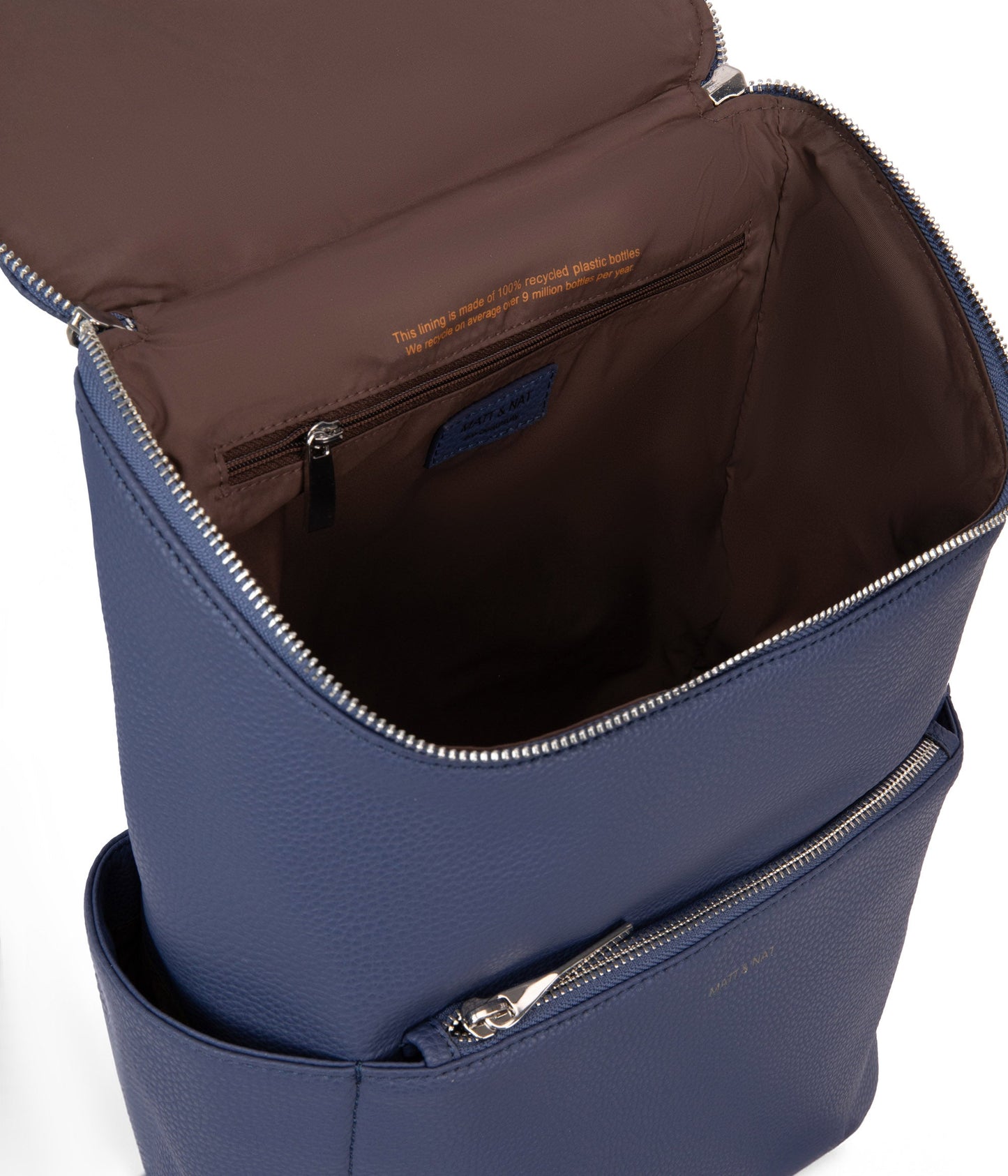 BRAVE Vegan Backpack - Grain | Color: Blue - variant::blueberry