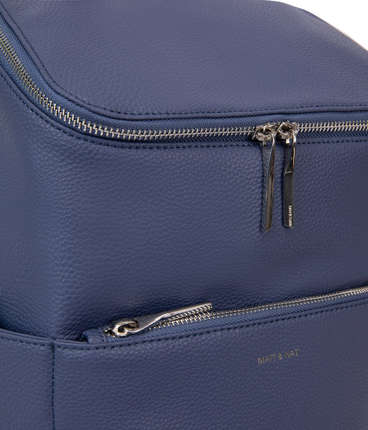 BRAVE Vegan Backpack - Grain | Color: Blue - variant::blueberry