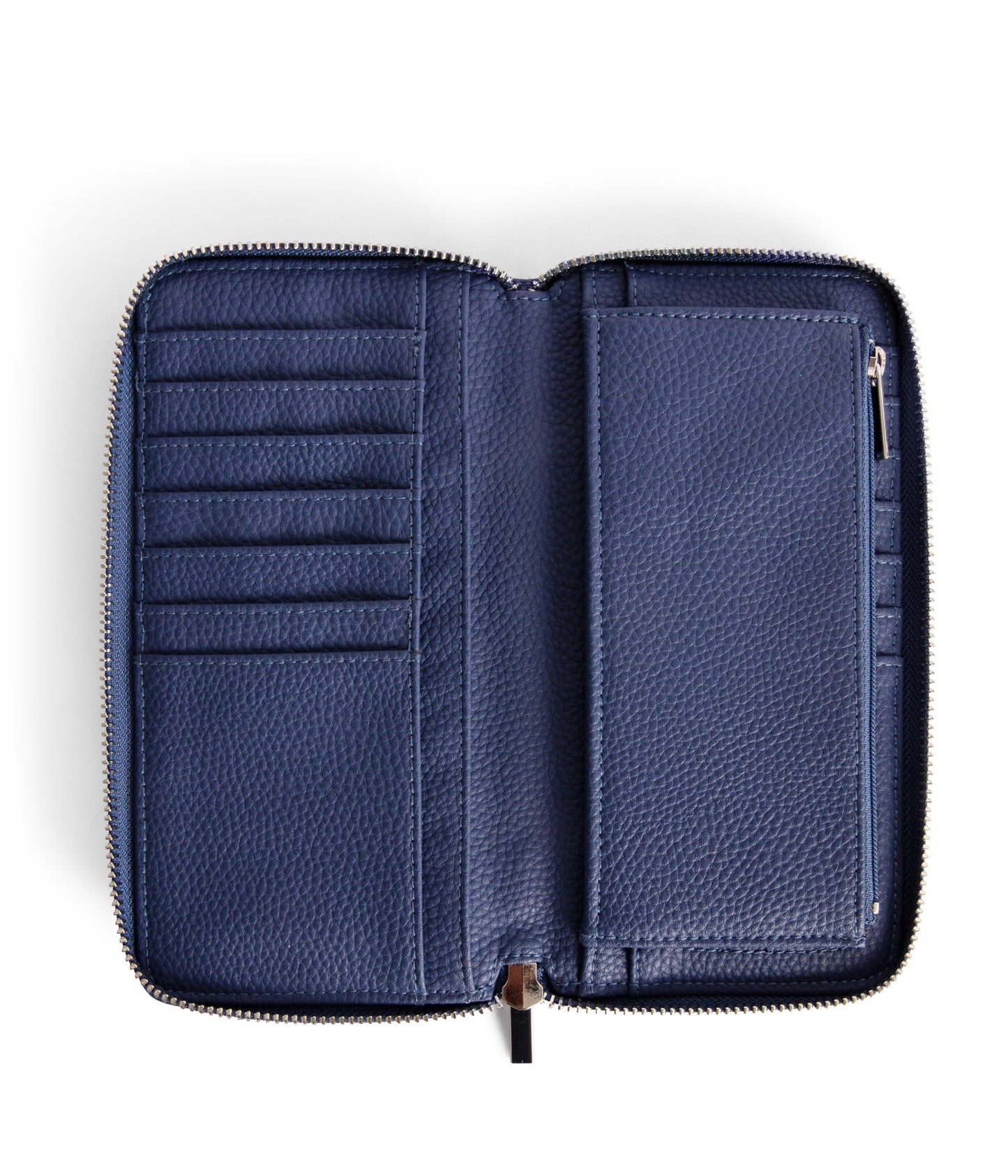 CENTRAL Vegan Wallet - Grain | Color: Blue - variant::blueberry