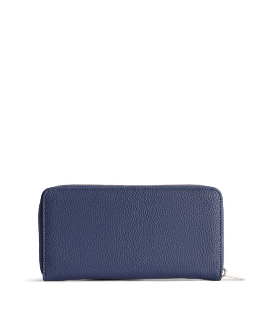 CENTRAL Vegan Wallet - Grain | Color: Blue - variant::blueberry