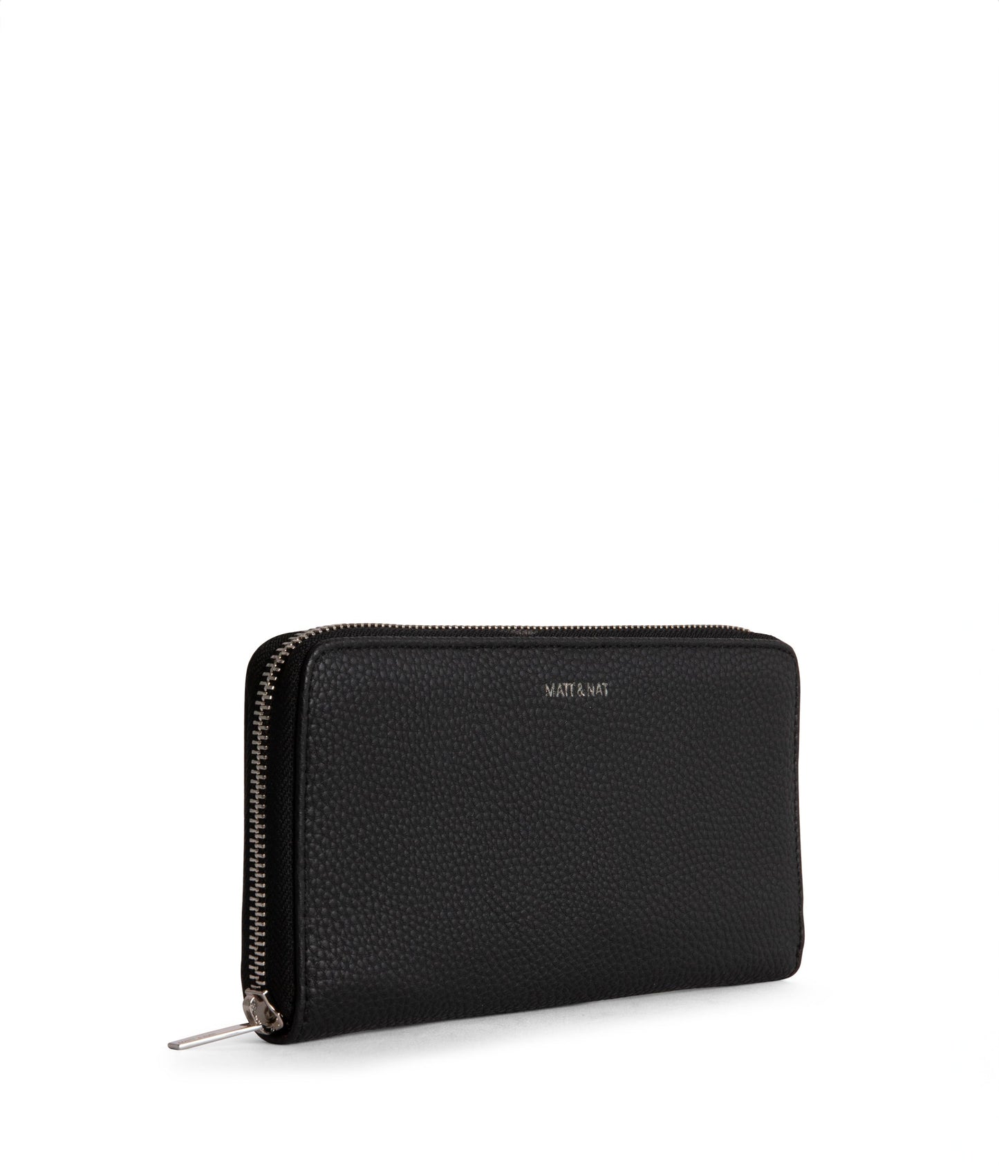 CENTRAL Vegan Wallet - Grain | Color: Black - variant::black