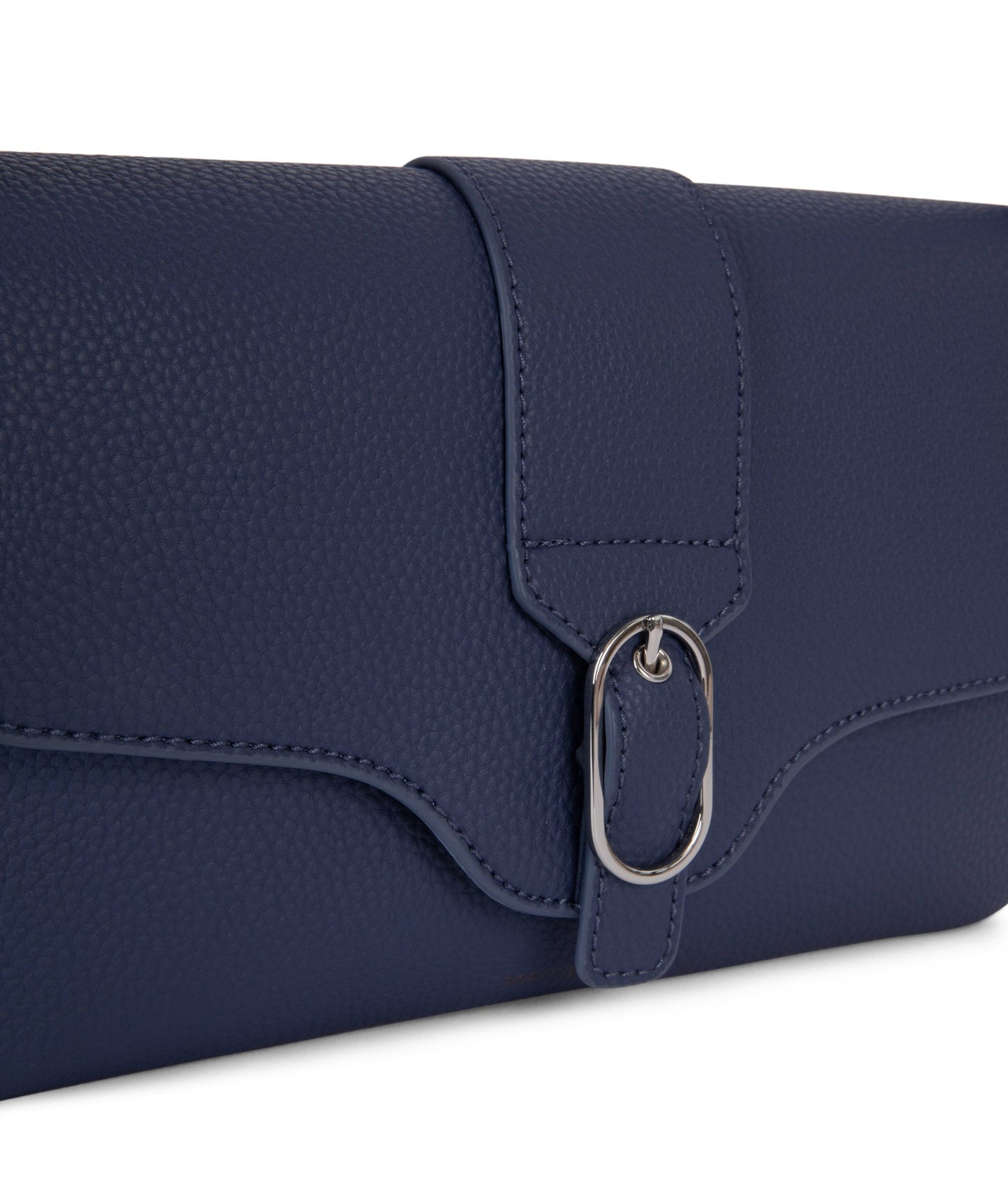 ISABELLE Vegan Shoulder Bag – Grain | Color: Blue - variant::blueberry