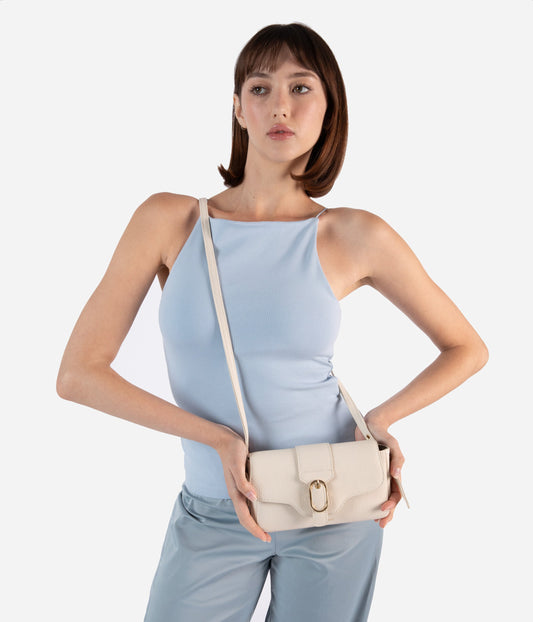 ISABELLE SM Vegan Crossbody Bag – Grain | Color: Beige - variant::oat