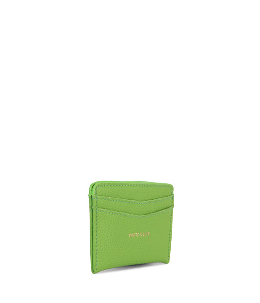 JUNYA Vegan Card Holder - Grain | Color: Green - variant::peppermint