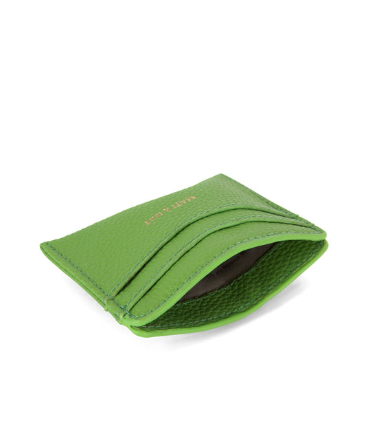 JUNYA Vegan Card Holder - Grain | Color: Green - variant::peppermint