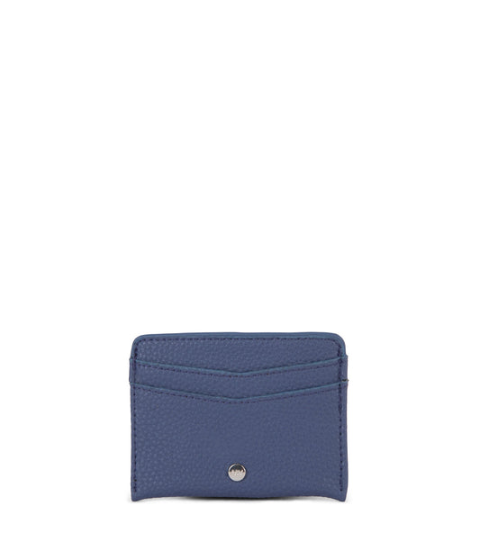 JUNYA Vegan Card Holder - Grain | Color: Blue - variant::blueberry