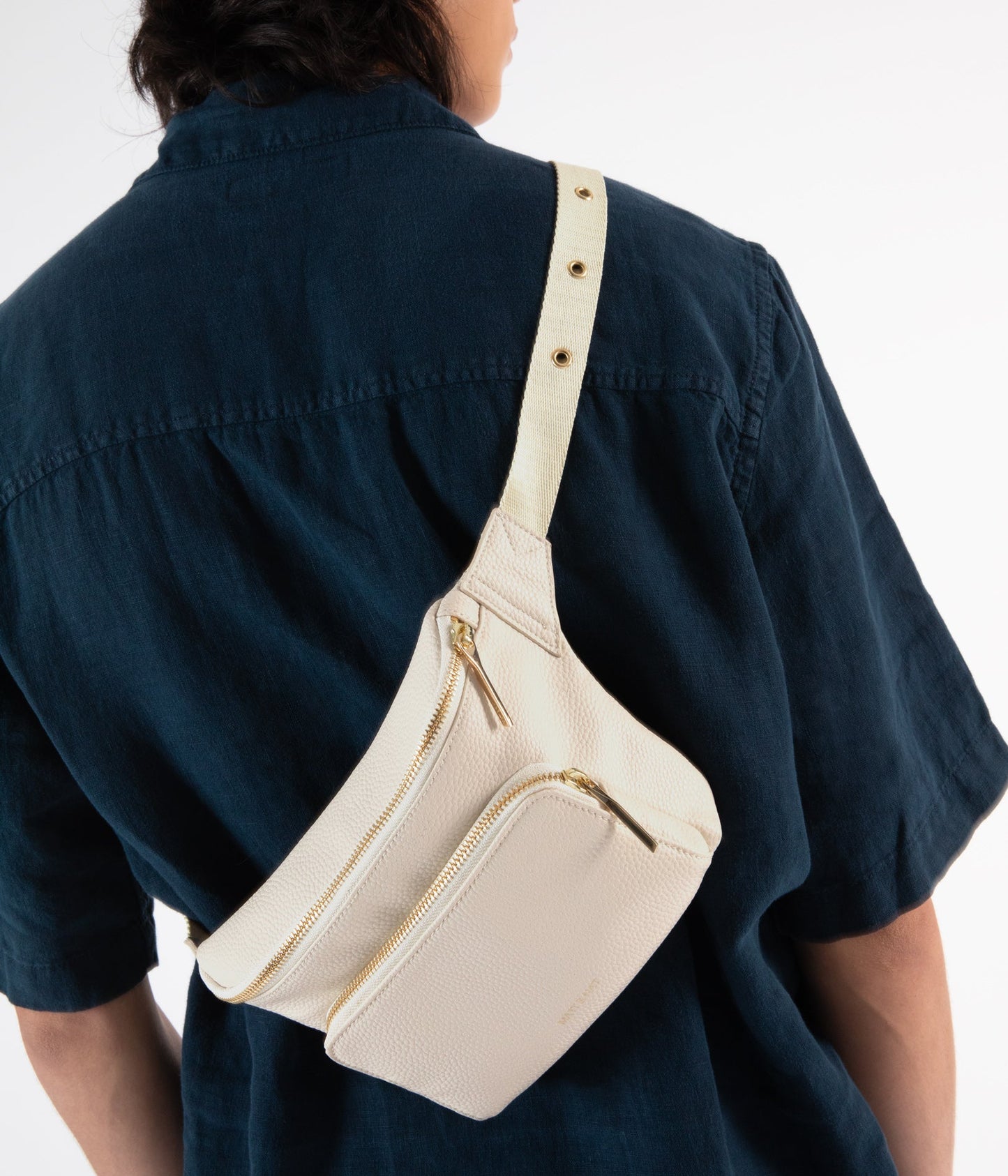 KORA Vegan Belt Bag - Grain | Color: Beige - variant::oat