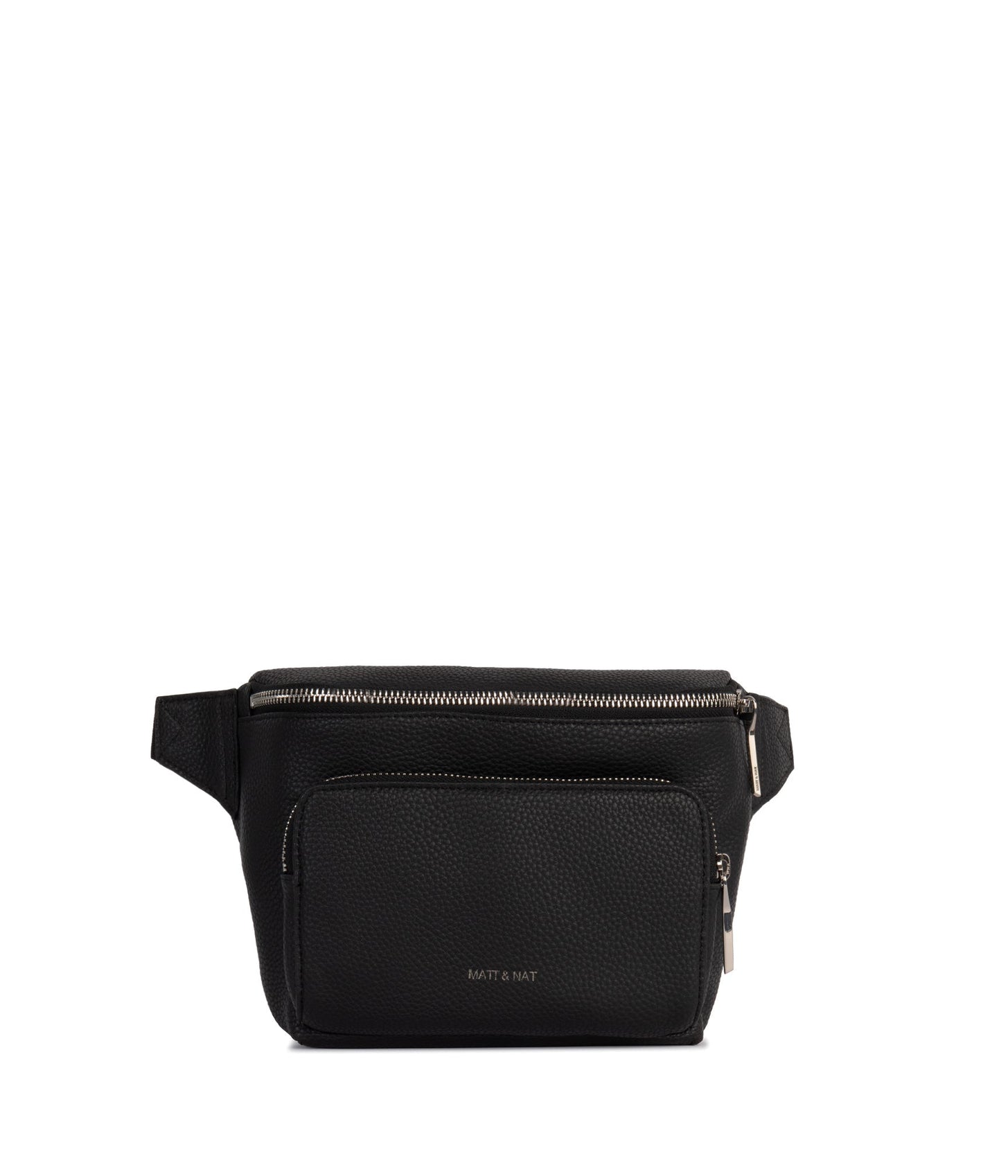 KORA Vegan Belt Bag - Grain | Color: Black - variant::black