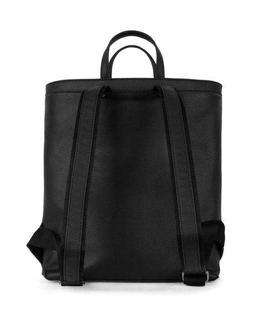 MYRON Vegan Backpack - Grain | Color: Black - variant::black