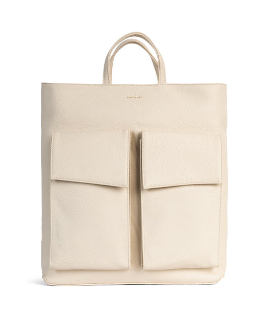 MYRON Vegan Backpack - Grain | Color: Beige - variant::oat