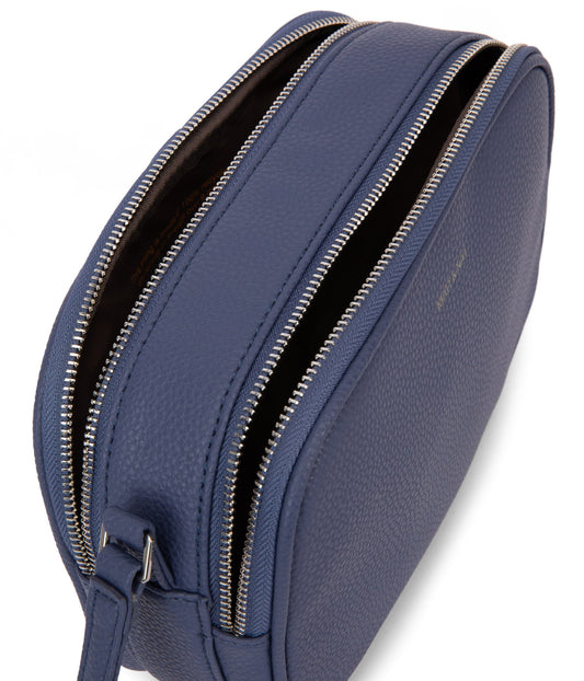 PAIR Vegan Crossbody Bag - Grain | Color: Blue - variant::blueberry