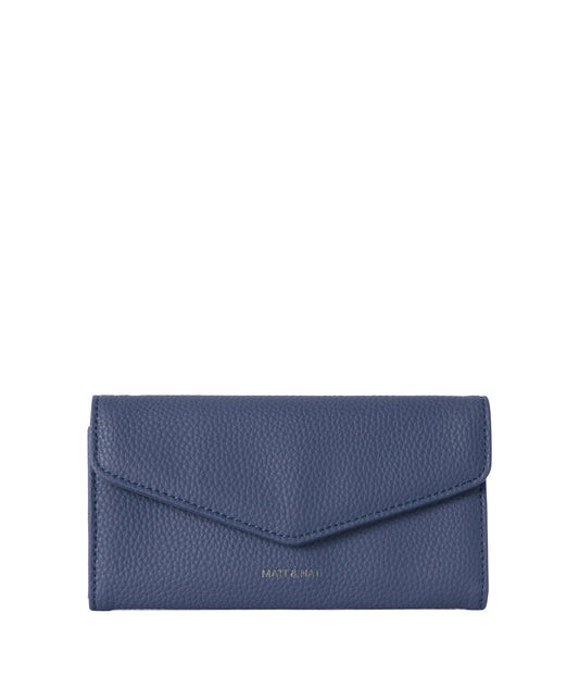 RAYE Vegan Wallet - Grain | Color: Blue - variant::blueberry