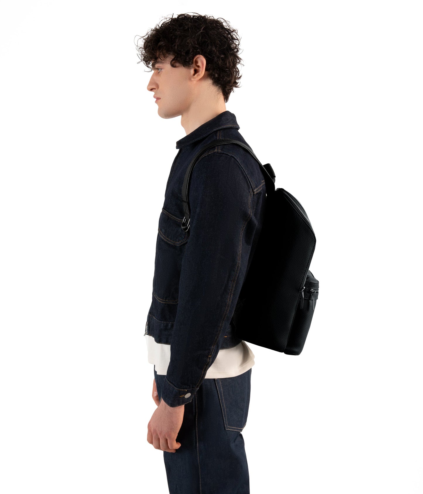 REMI Vegan Backpack – Grain | Color: Black - variant::black