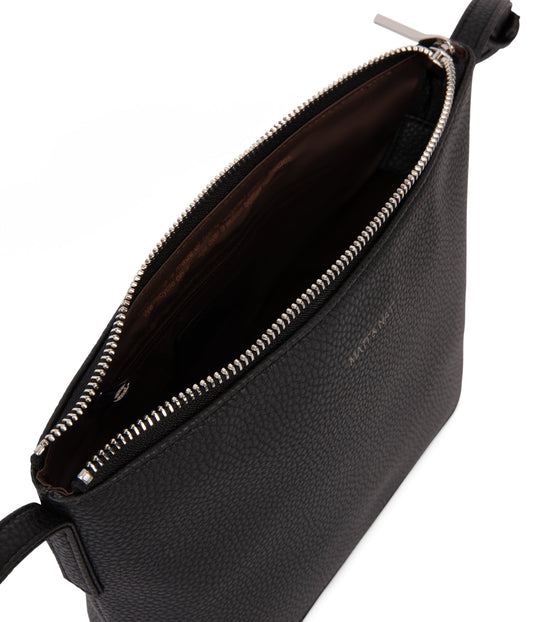 SAM Vegan Crossbody Bag - Grain | Color: Black - variant::black