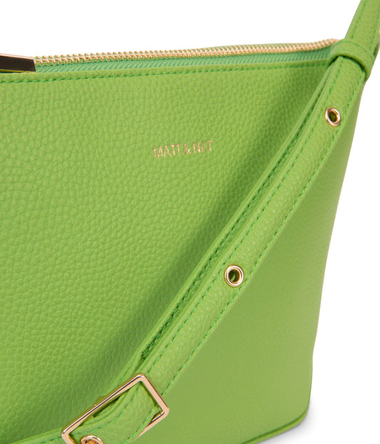 SAM Vegan Crossbody Bag - Grain | Color: Green - variant::peppermint