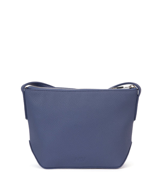 SAM Vegan Crossbody Bag - Grain | Color: Blue - variant::blueberry