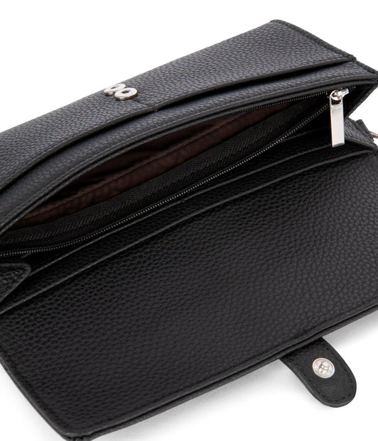 SEUN Vegan Wallet – Grain | Color: Black - variant::black