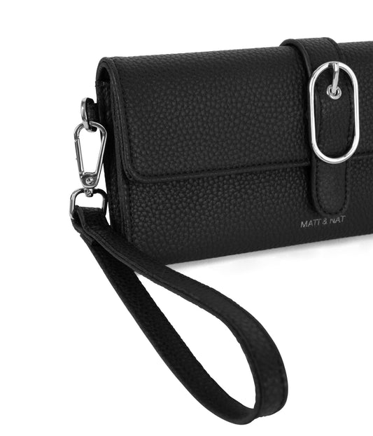 SEUN Vegan Wallet – Grain | Color: Black - variant::black