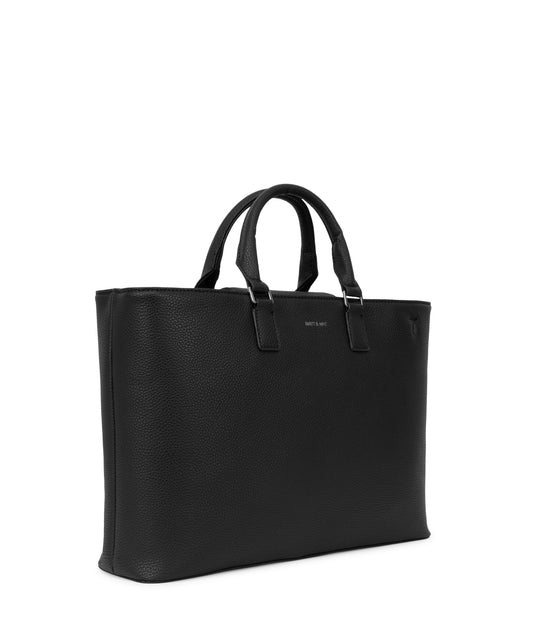 SEVYN Vegan Satchel - Grain | Color: Black - variant::black