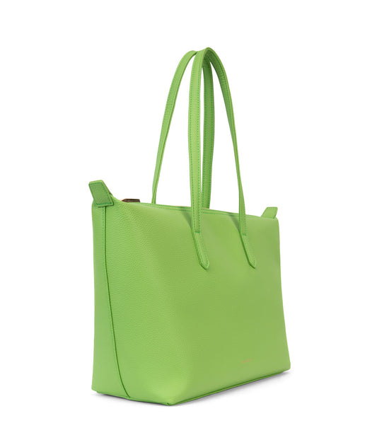 ABBI Vegan Tote Bag - Grain | Color: Green - variant::peppermint