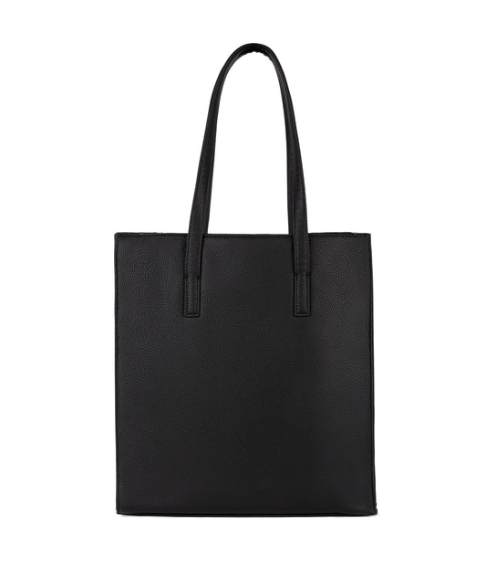 CANCI Vegan Tote Bag - Grain | Color: Black - variant::black