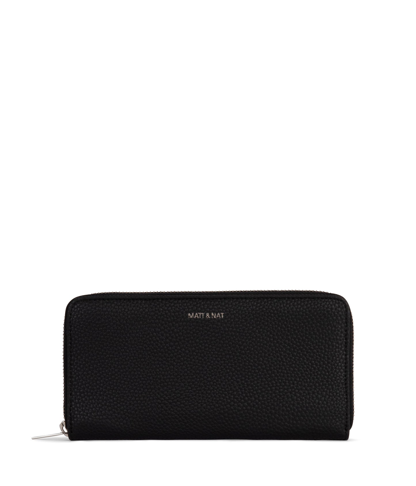 CENTRAL Vegan Wallet - Grain | Color: Black - variant::black