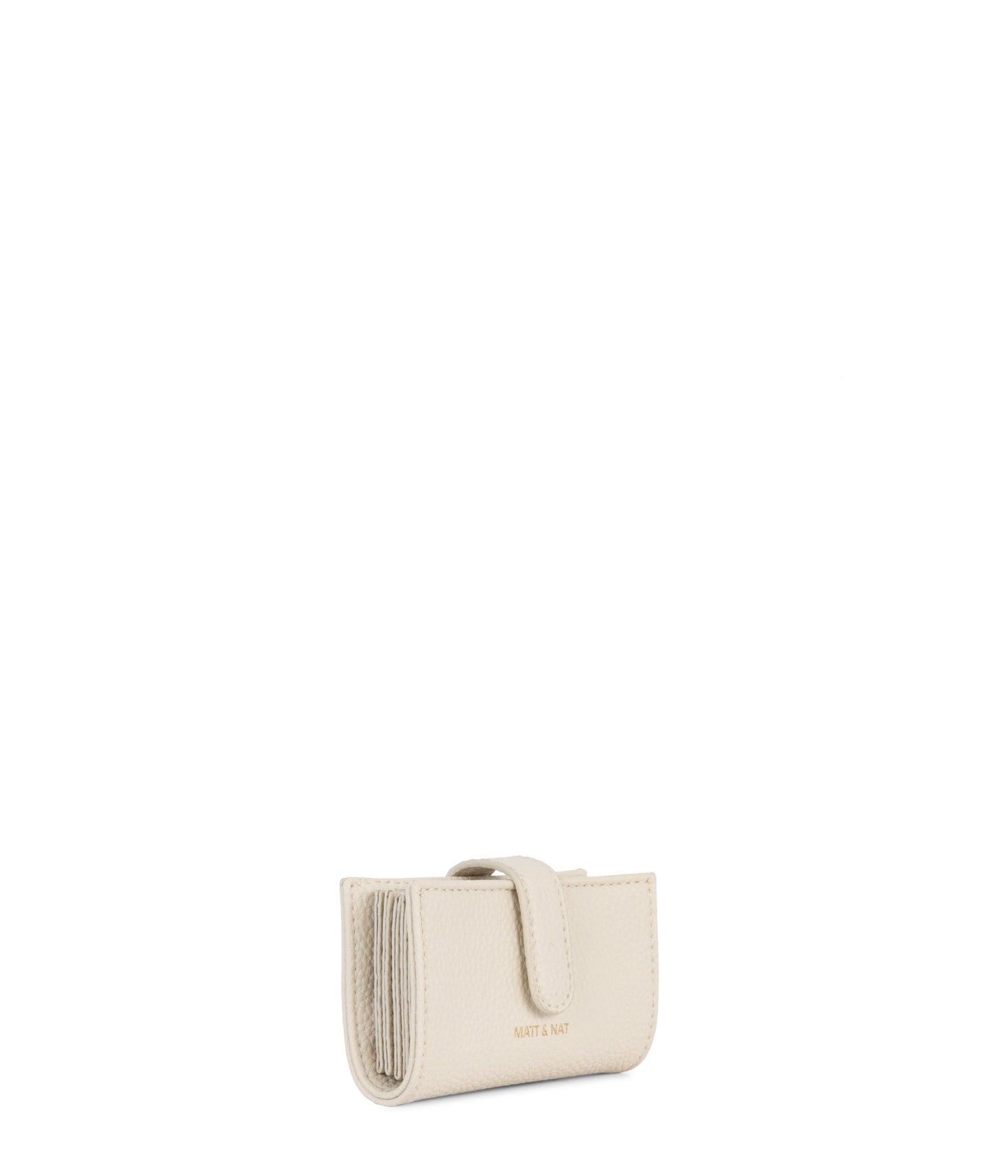 CREPE Vegan Accordion Card Holder – Grain | Color: Beige - variant::oat