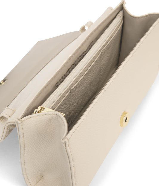 EMI Vegan Crossbody Bag - Grain | Color: Beige - variant::oat