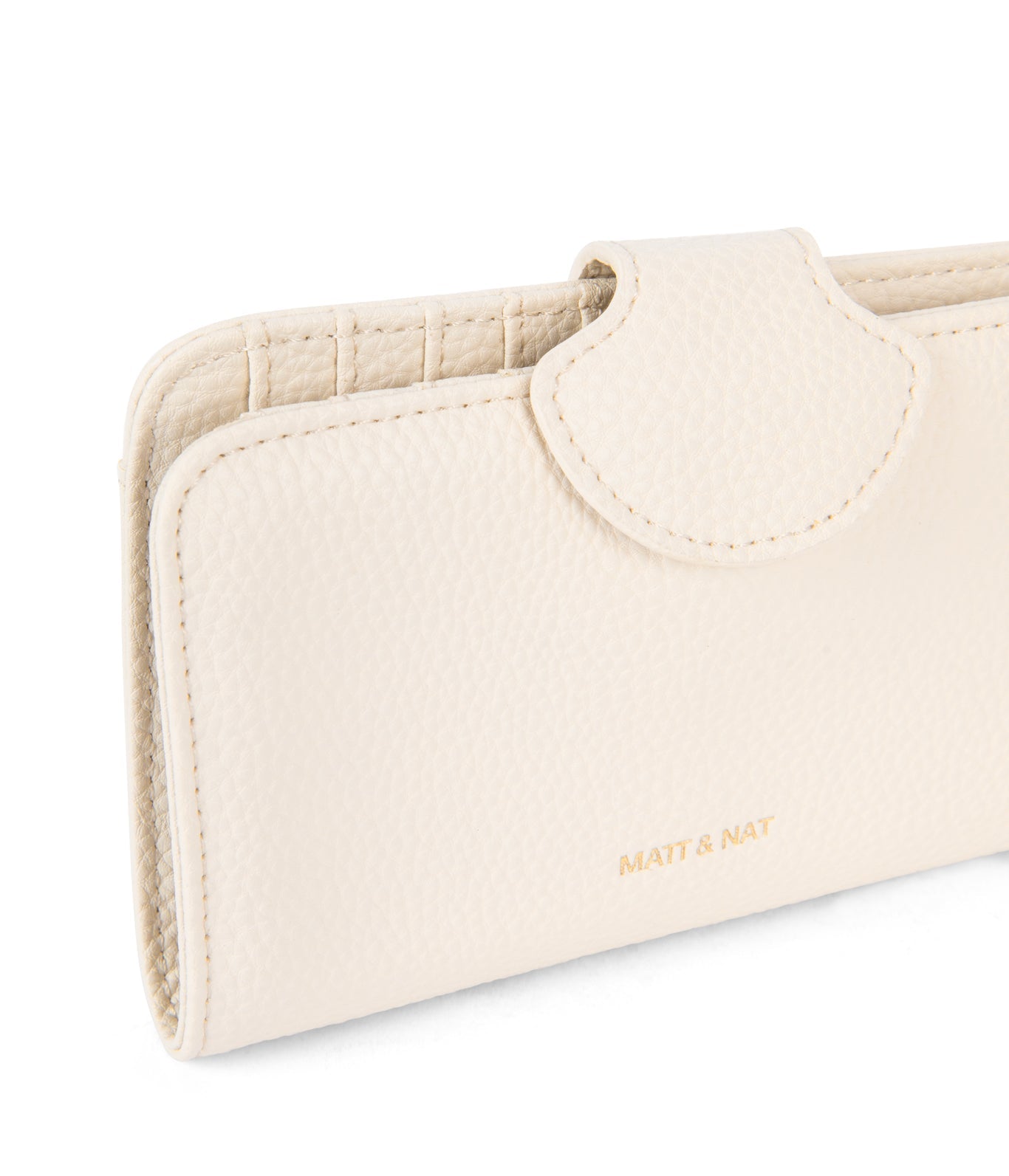 FLOATSM Small Vegan Wallet - Grain | Color: Beige - variant::oat