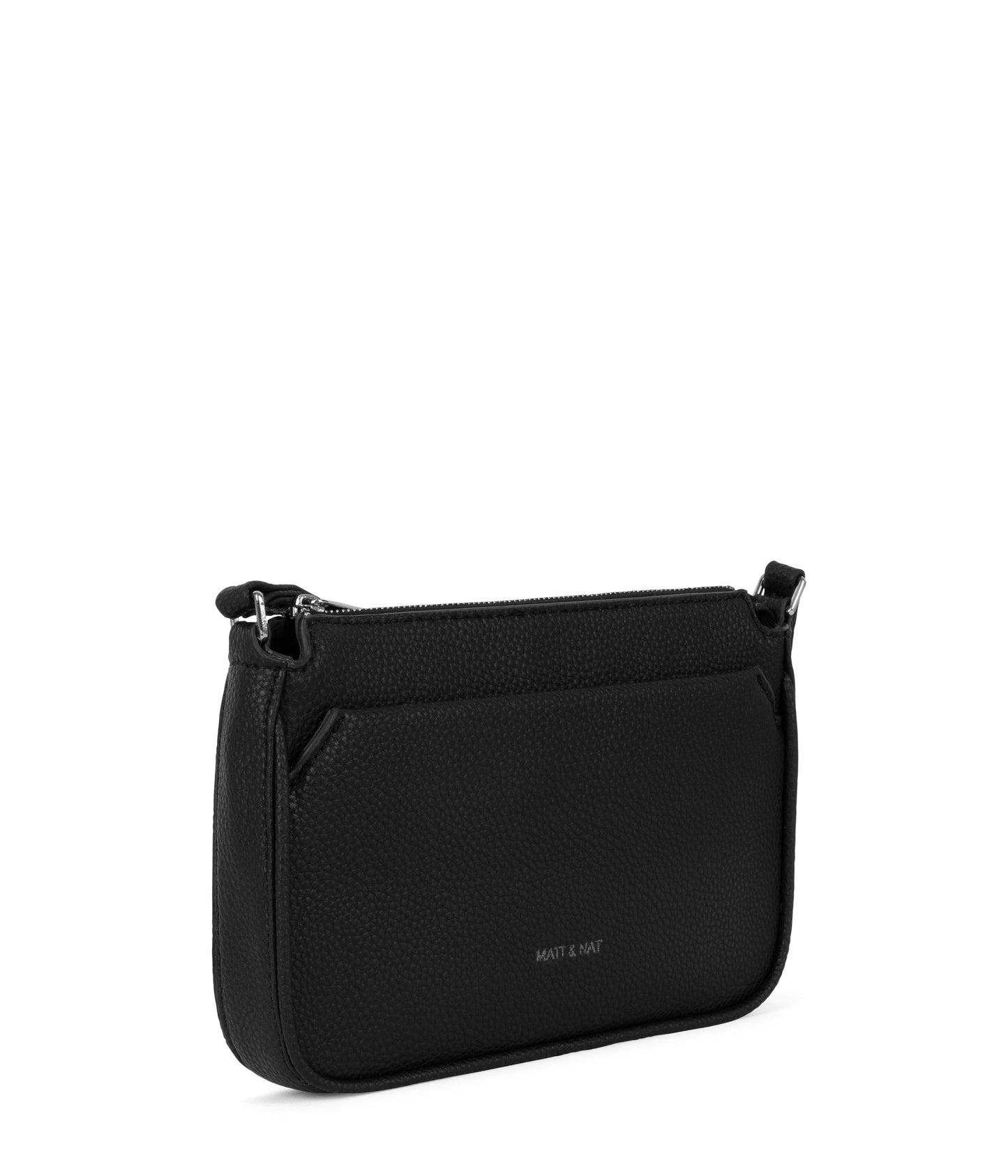 IVY Vegan Crossbody Bag - Grain | Color: Black - variant::black