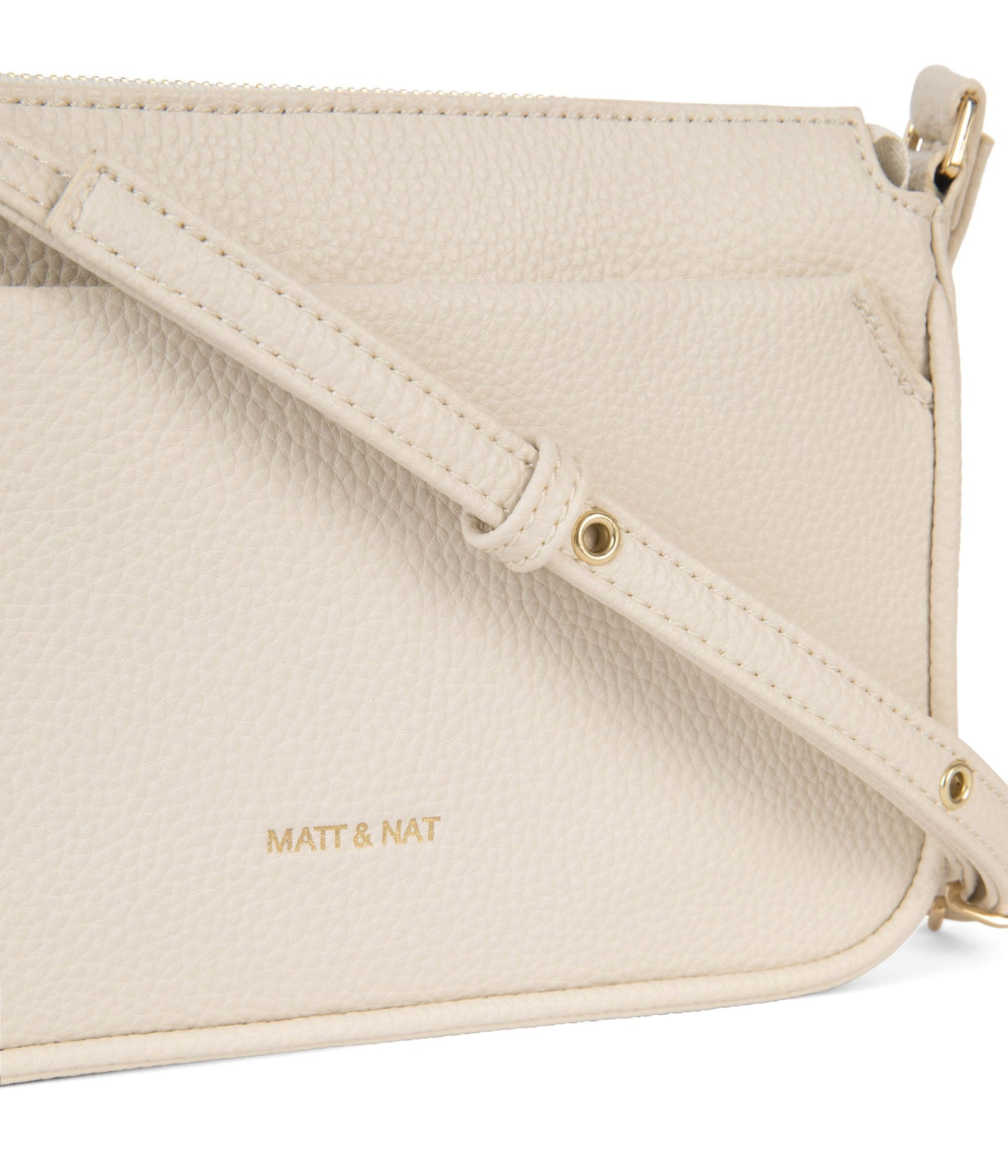 IVY Vegan Crossbody Bag - Grain | Color: Beige - variant::oat