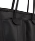 JOS Vegan Tote Bag - Grain | Color: Black - variant::black