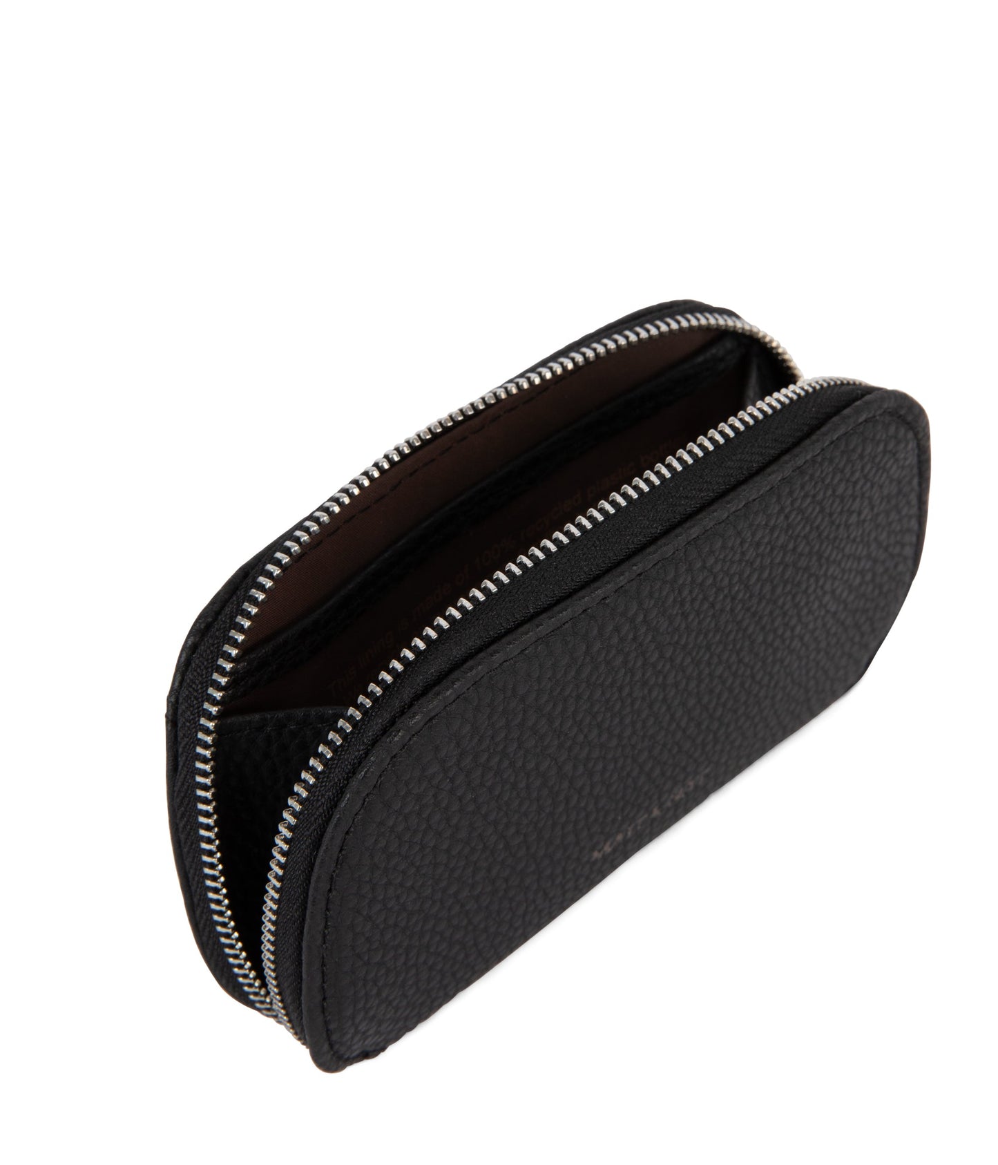 NADYA Vegan Card Holder – Grain | Color: Black - variant::black