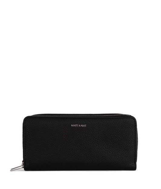 SUBLIME Vegan Wallet - Grain | Color: Black - variant::black