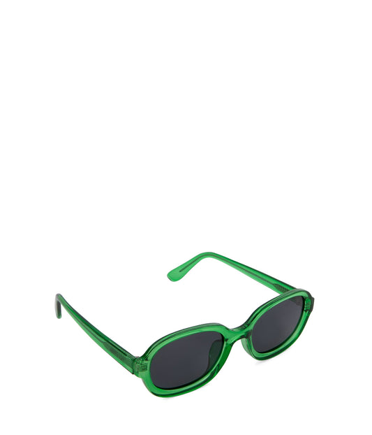 AARA Geometric Recycled Sunglasses | Color: Green - variant::green