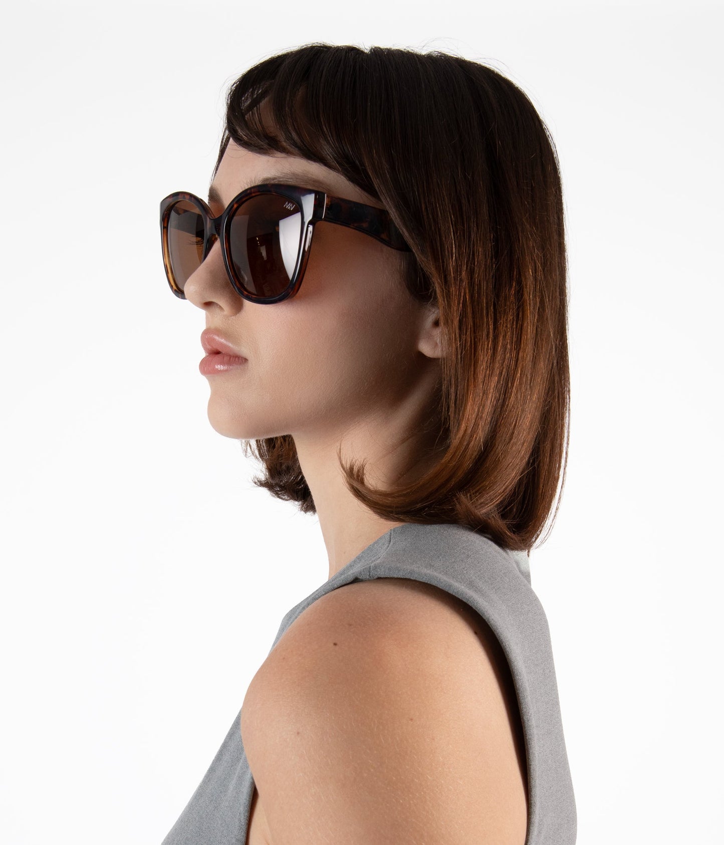 CLEA Wayfarer Sunglasses | Color: Brown - variant::brown