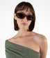 MIELA-2 Recycled Oval Sunglasses | Color: Yellow, Brown - variant::mustard
