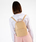 CAROSM Small Vegan Backpack - Theme | Color: Black - variant::black