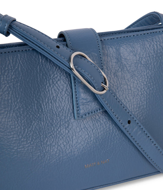 ADELINE Vegan Crossbody Bag - Theme | Color: Blue - variant::indigo